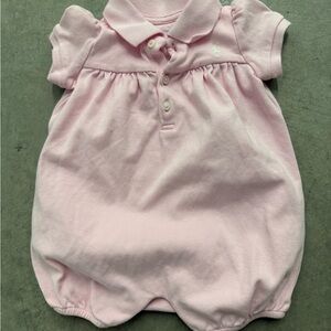 Ralph Lauren Cotton Short Sleeve One Piece Romper for Baby size 9 M